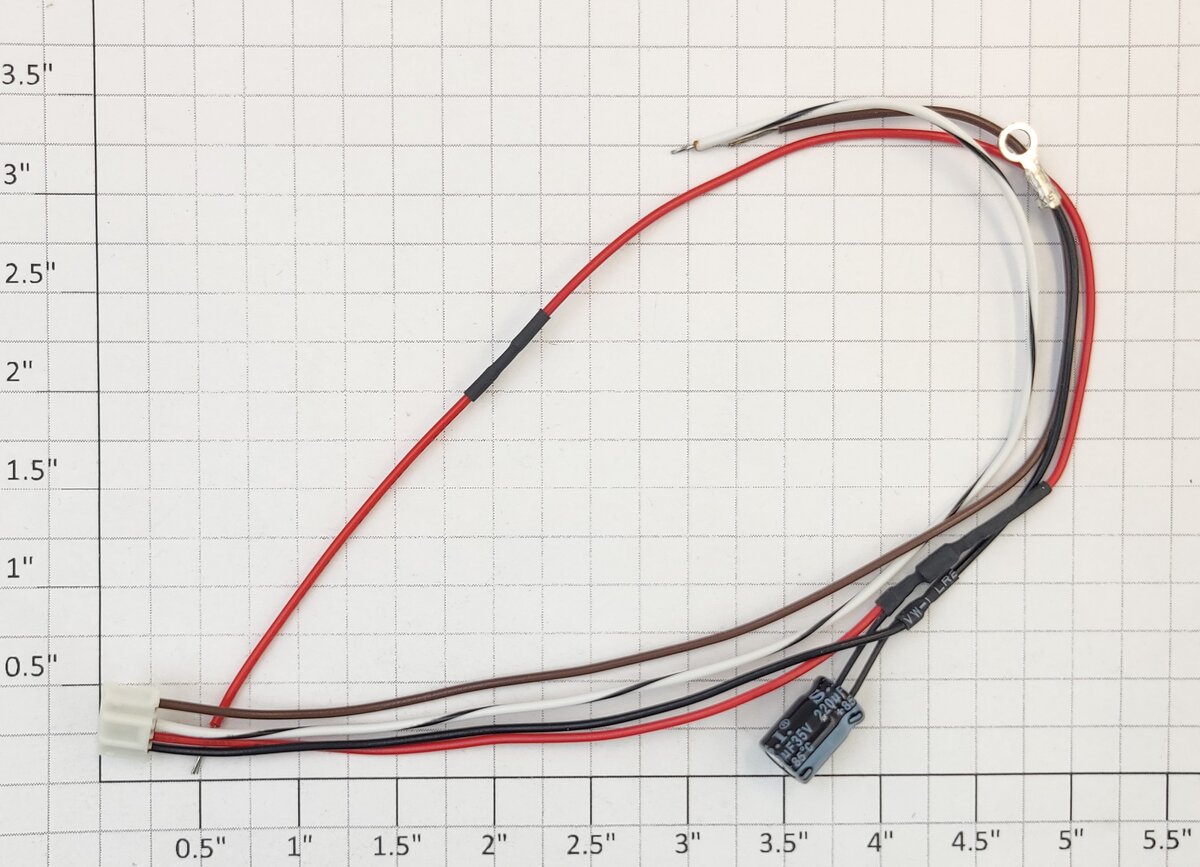 Lionel 28704-202 E-6 5-Pin Semi-Smart Smoke Unit Wiring Harness