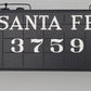 Lionel 11333-T02 AT&SF Northern Tender Shell # 3759