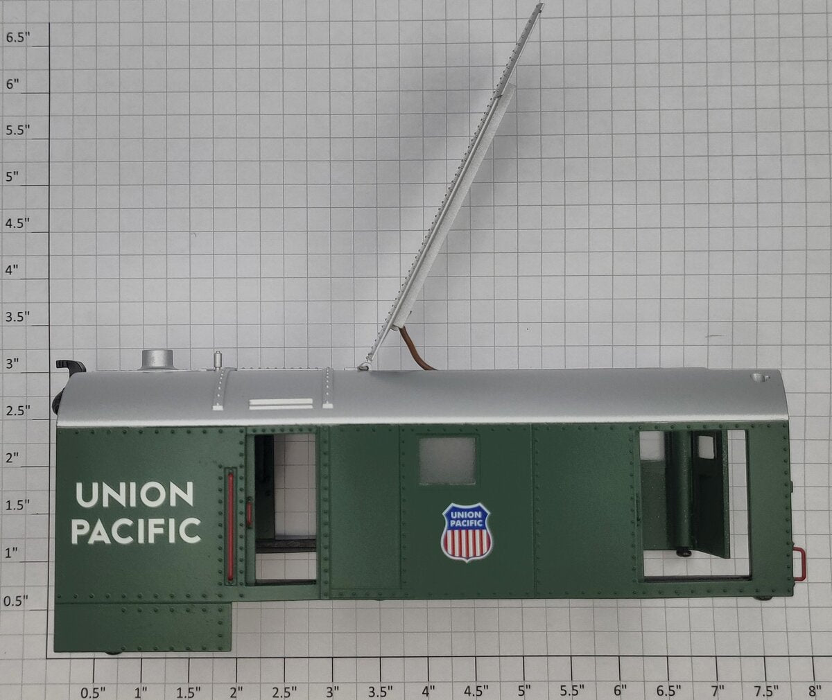 Lionel 29804-2 Green Die Cast Union Pacific TMCC Crane Car Shell