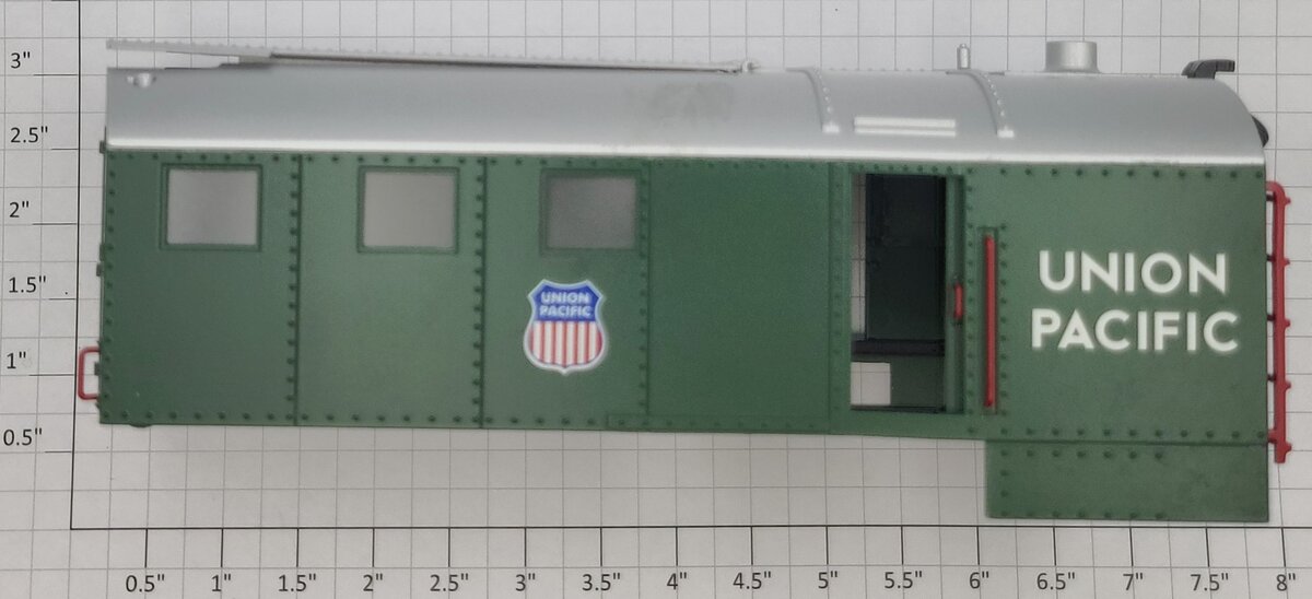 Lionel 29804-2 Green Die Cast Union Pacific TMCC Crane Car Shell