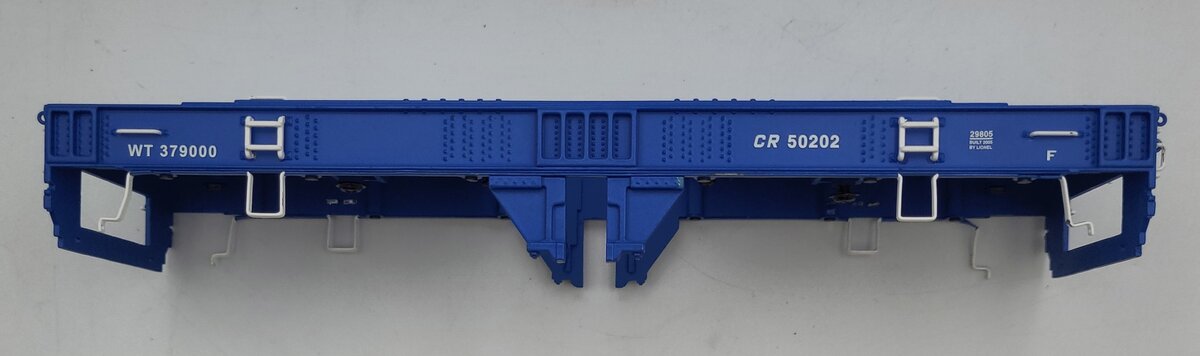 Lionel 29805-500 Blue Diecast Conrail TMCC Crane Car Frame #50202