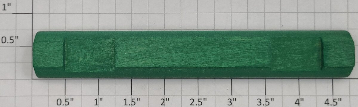 Lionel 30034-955 Green Wooden #5 Size Lincoln Log Roof Slat