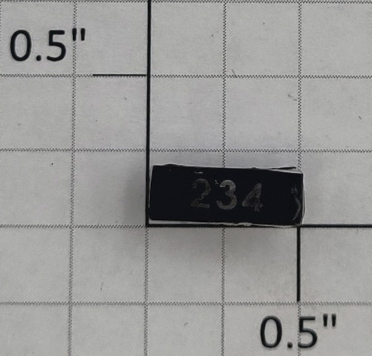 Lionel 28823-27 Conventional Rectifier Right Hand Number Board Lens #234