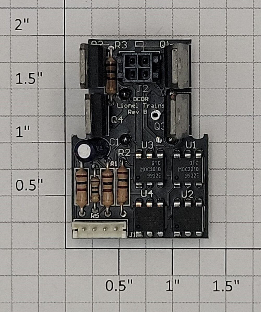 Lionel 691PCB1031 DCDR/DC Motor Driver Control PCB Circuit Board