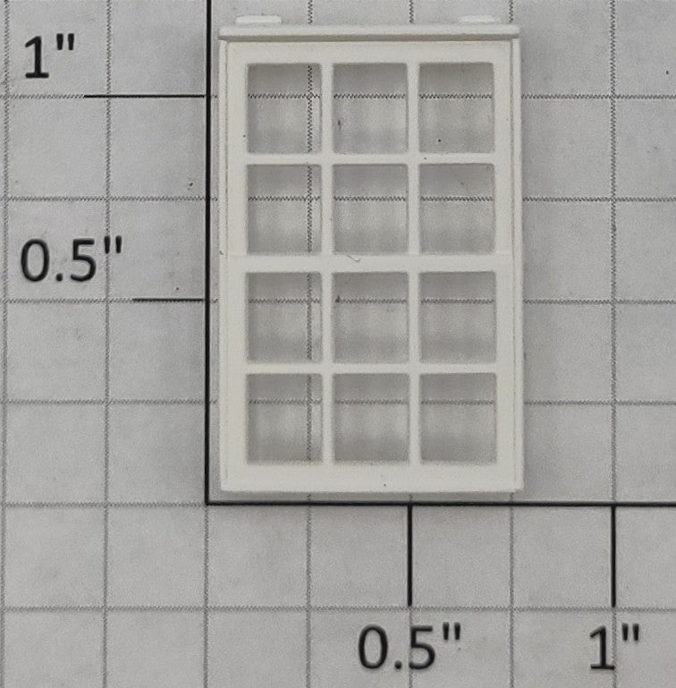 Lionel 34110-25 White Plastic Estate House Side Window Frame