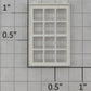 Lionel 34110-25 White Plastic Estate House Side Window Frame