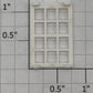 Lionel 34110-25 White Plastic Estate House Side Window Frame
