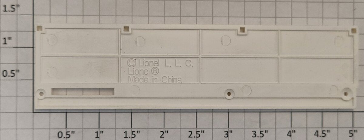 Lionel 34110-83 White Plastic Estate House Front Porch Platform Slab