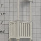 Lionel 34110-94 White Plastic Estate House Porch Corner Rail