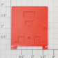 Lionel 39309-12 Macy's 2008 Orange Boxcar Door with Guides