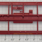 Lionel 52322-10 O Gauge Red Plastic Tank Car Frame