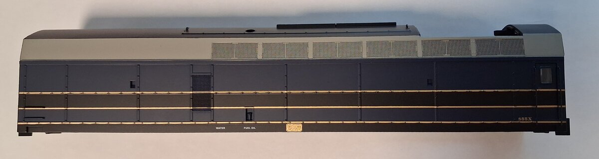Lionel 38566-2 Baltimore & Ohio RF-16 Sharknose B-Unit Diesel Loco Shell #855-X