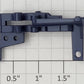 Lionel 28066-322 B&O Pacific Steam Loco Blue Right Hand Valve Gear Frame
