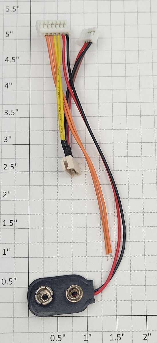 Lionel 28704-T42 E-6 Atlantic Tender 7-Pin 9 Volt Battery Wiring Harness