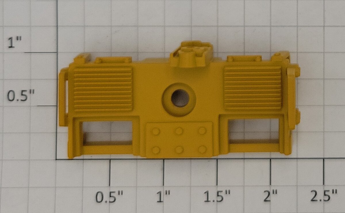 Lionel 6322-60 Yellow Intermodal End Platform with Brake Wheel Stand