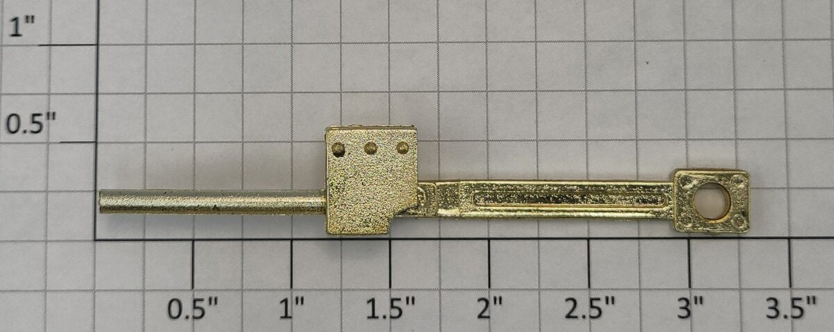 Lionel 85122-201 Gold Painted G Scale Left Hand Plastic Drive Rod