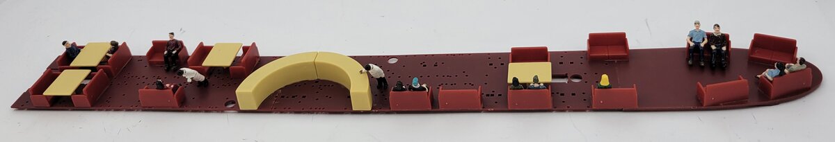 Lionel 35400-13 21" Texas Special Observation Passenger Car Interior