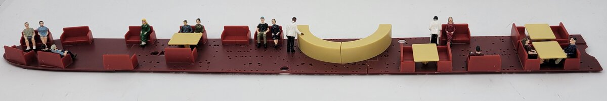 Lionel 35400-13 21" Texas Special Observation Passenger Car Interior