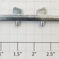 Lionel 85128-750 G Scale Plastic Silver 0-6-0 Steam Locomotive Bell Yoke