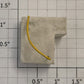 Lionel 17636-65 Curved Yellow NYC Woodside Caboose Handrail