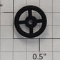 Lionel 87704-95 Black Plastic Brake Wheel