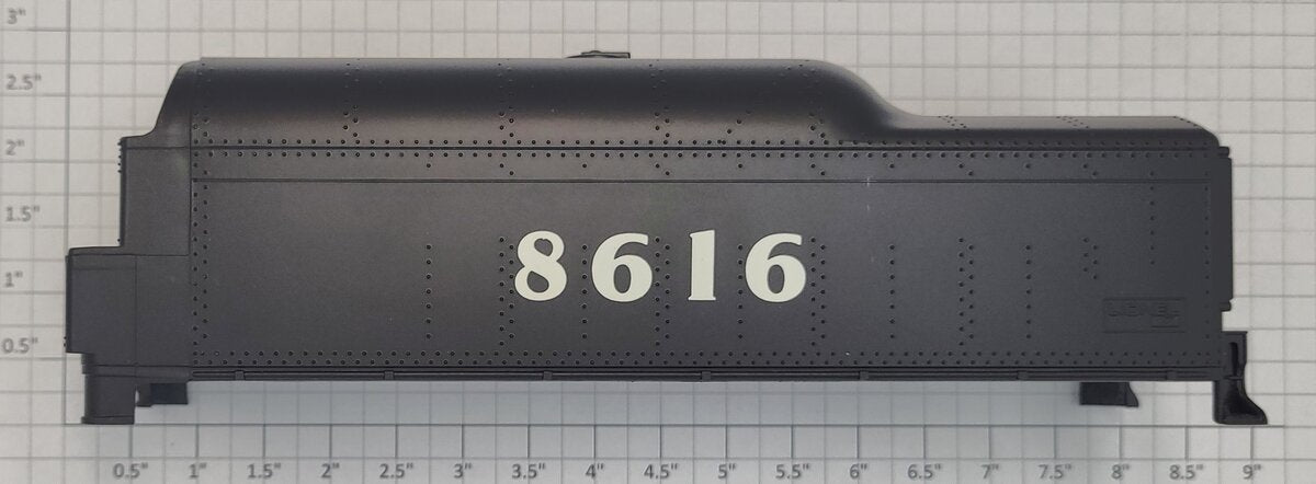 Lionel 8616-T07 ATSF Plastic Tender Shell #8616