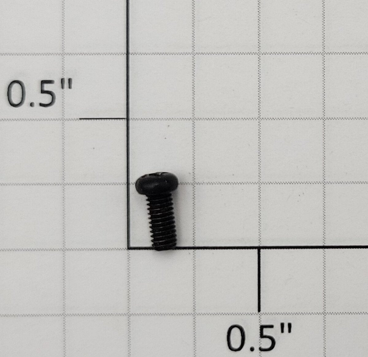 Lionel 38081-137 2.5 x 6.0 x .45 mm Black Phillips Pan Head Screw