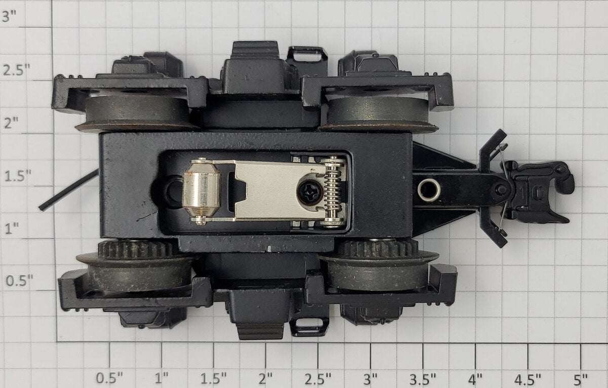 Lionel 8163-590 Black 4-Wheel Dummy Truck With Collector & Coupler