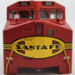 Lionel 8254-2 Santa Fe Dash-9 Diesel Body Shell #605