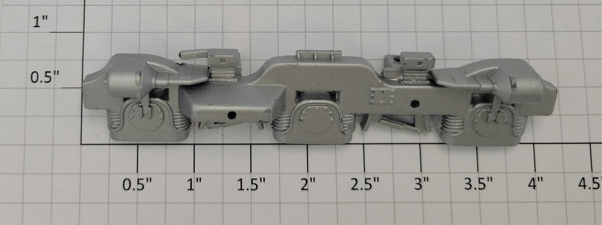 Lionel 8258-11Diesel Locomotive Dash 9 Left Silver Diecast Side Frame