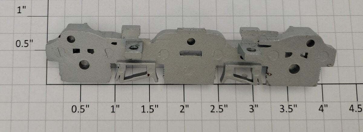 Lionel 8258-11Diesel Locomotive Dash 9 Left Silver Diecast Side Frame