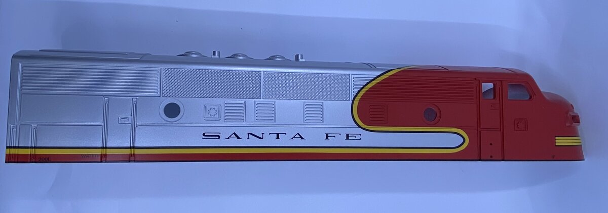 Lionel 14507-7 Santa Fe 50th Anniversary F-3A Body Shell Only