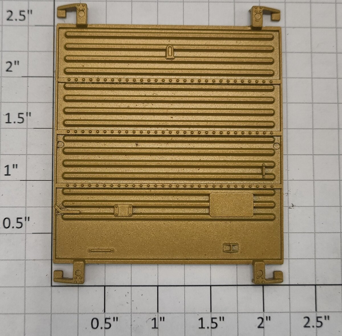 Lionel 19265-14 Gold Mickey's 65th Anniversary Hi-Cube Boxcar Door w/ Guides