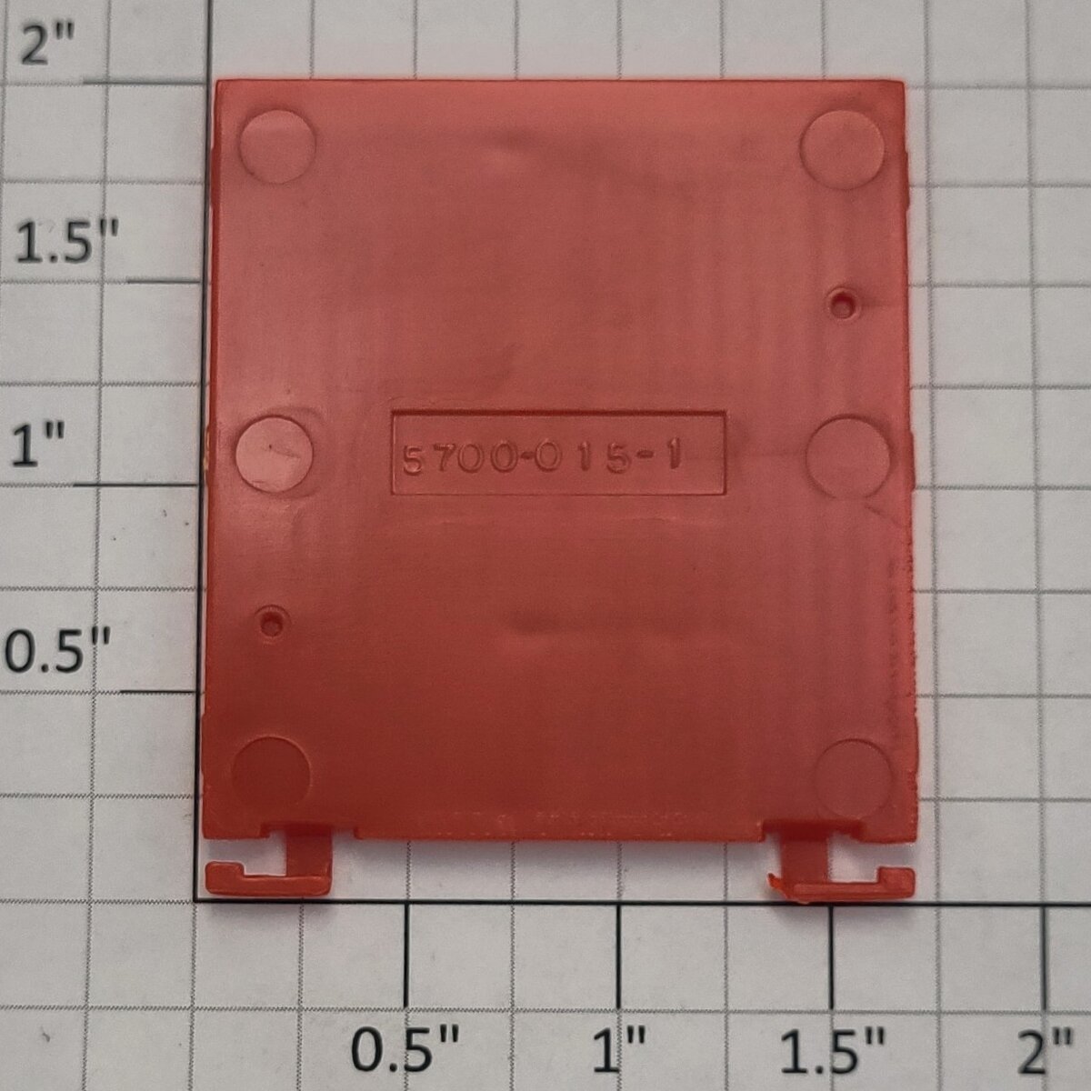 Lionel 19528-14 Red Plastic Reefer Car Door with Guides
