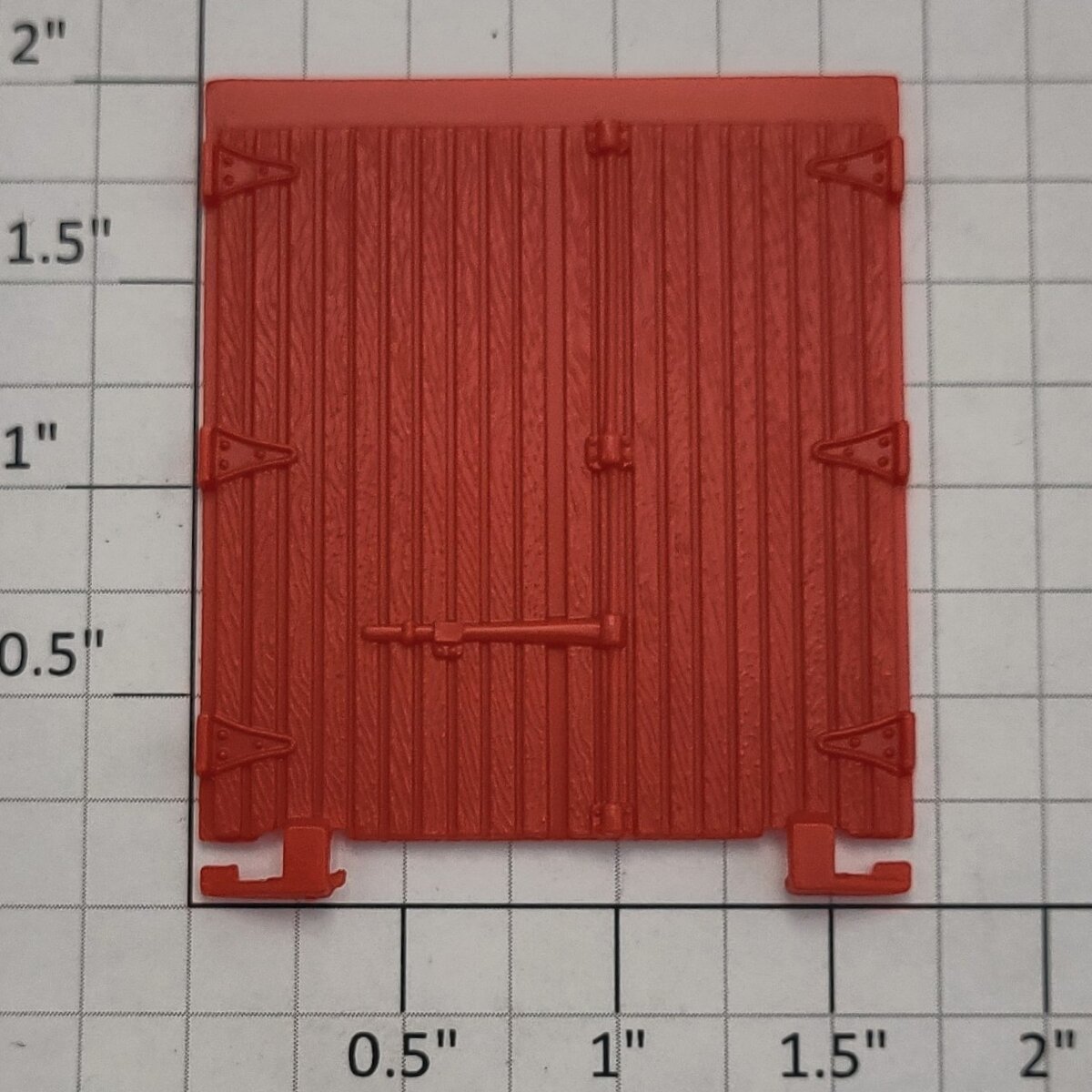 Lionel 19528-14 Red Plastic Reefer Car Door with Guides