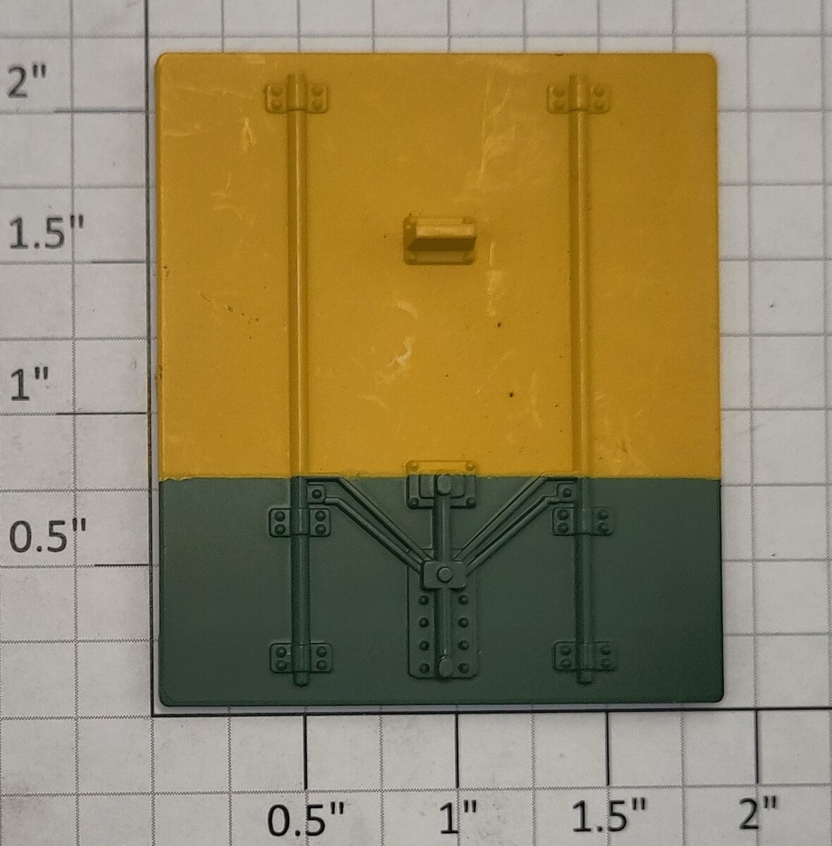 Lionel 19552-14 Yellow and Green Rutland Reefer Car Door