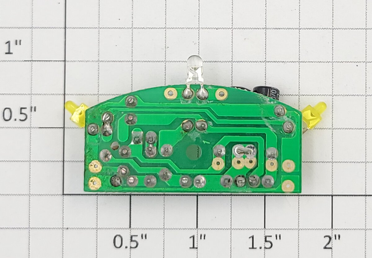 Lionel 14566-336 F-Unit Lighting PCB Circuit Board with Yellow LEDs