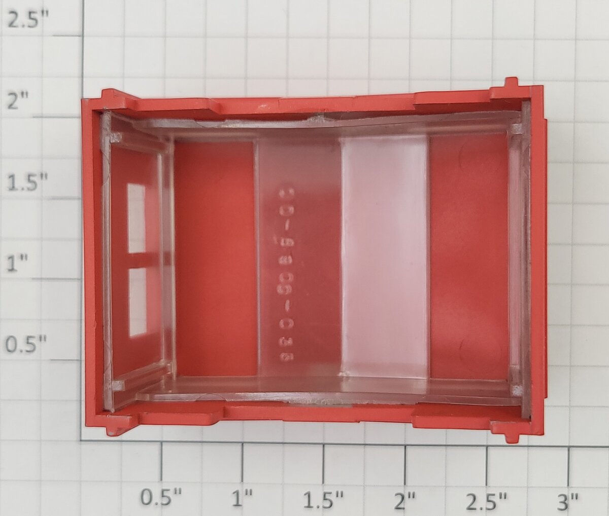 Lionel 19703-24 Red and Black Painted Cupola with Windows - Fits 4753 / 30464