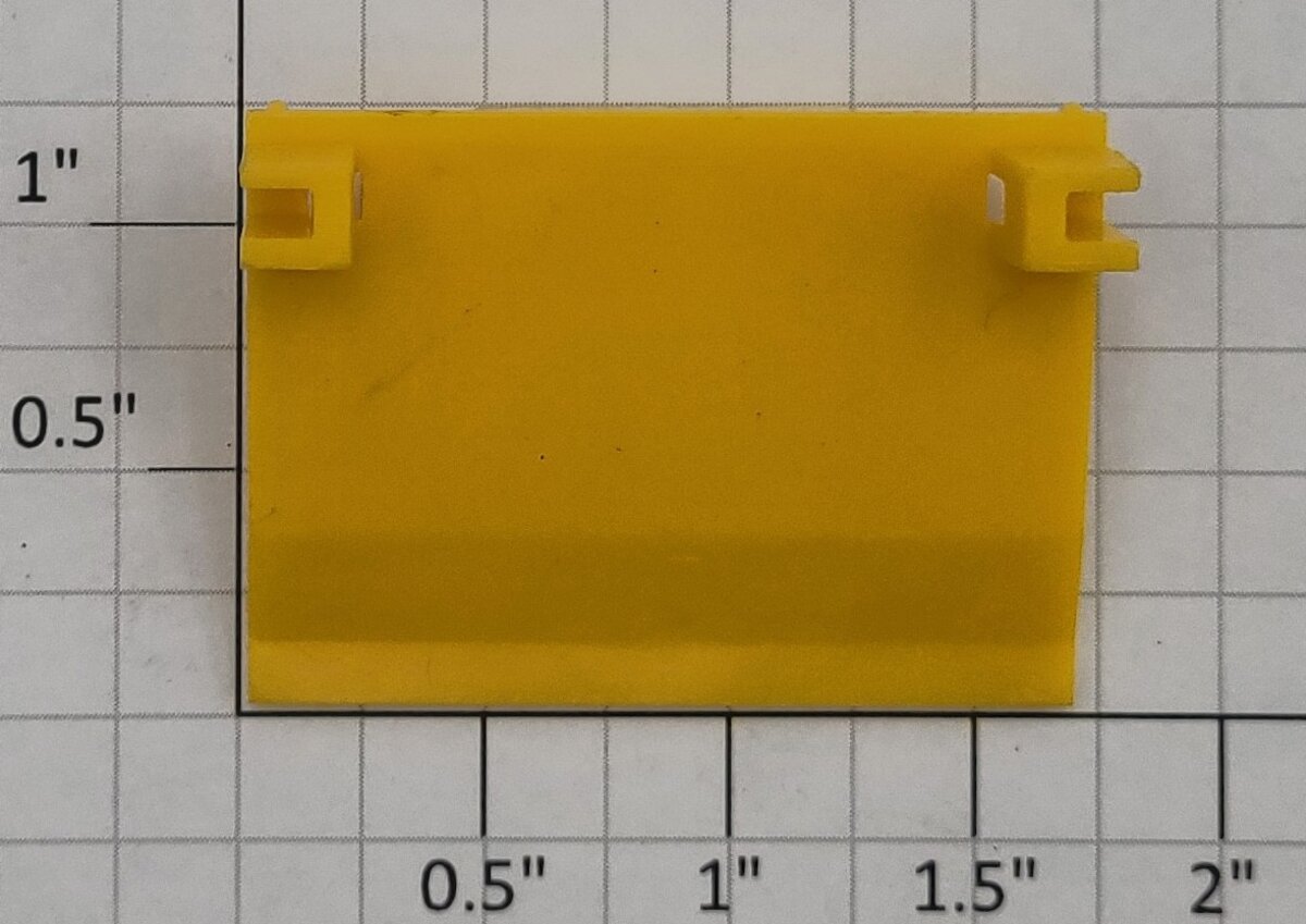 Lionel 19823-25 Yellow Plastic Operating Ice Car Loading Hatch