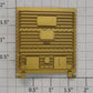 Lionel 19864-14 Gold Multi-Panel Boxcar Door with Guides