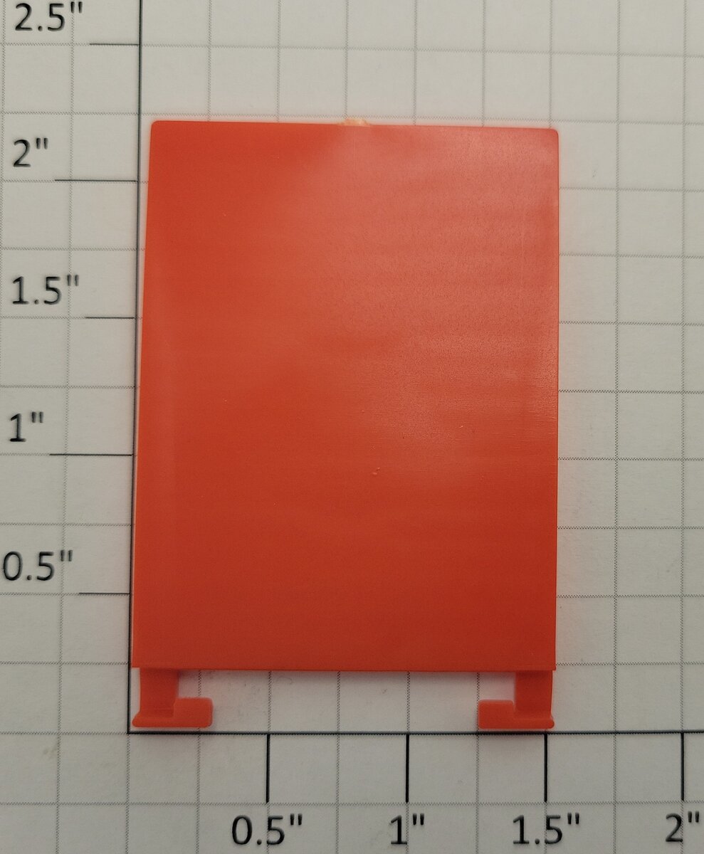 Lionel 19960-14 Orange Single-Panel Western Pacific Box Car Door with Guides