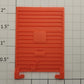 Lionel 19960-14 Orange Single-Panel Western Pacific Box Car Door with Guides