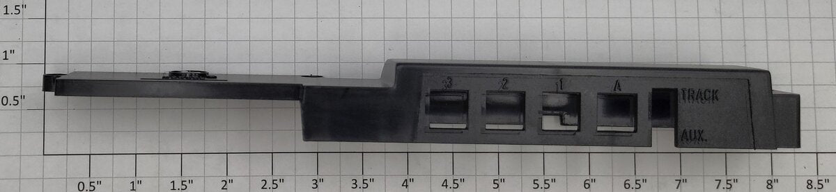 Lionel 23010-315 Black Plastic Switch Turnout Left Hand Coil Cover