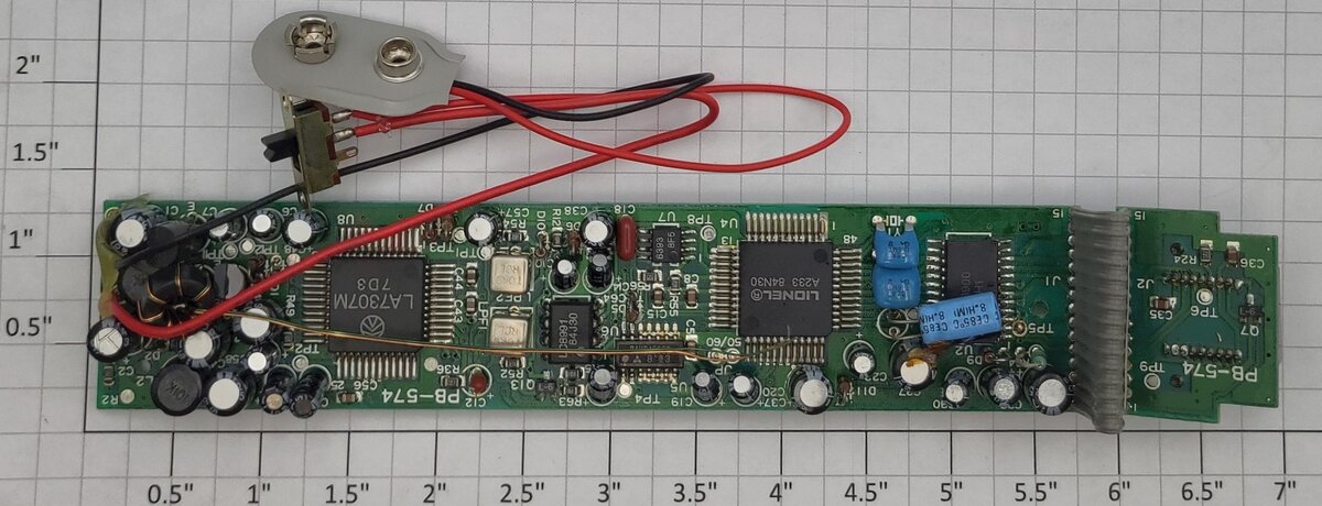 Lionel 13003-10 Railscope Camera PCB Circuit Board