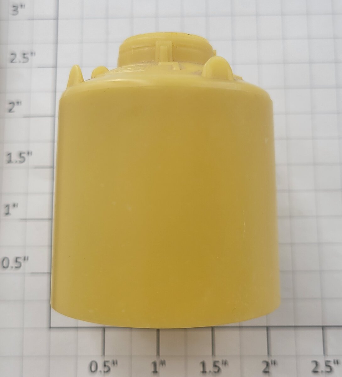 Lionel 6112-41 O Gauge Light Yellow Canister without Lettering