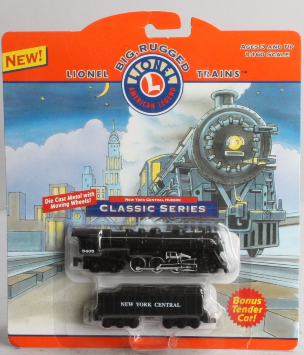 Lionel 96001 1:160 Big Rugged New York Central Hudson Die Cast Locomotive