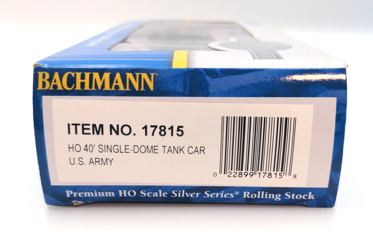 Bachmann 17815 HO U.S. Army 40' Single-Dome Tank Car