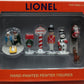 Lionel 6-37997 O Pewter Christmas Lawn Figures (Set of 6) LN/Box