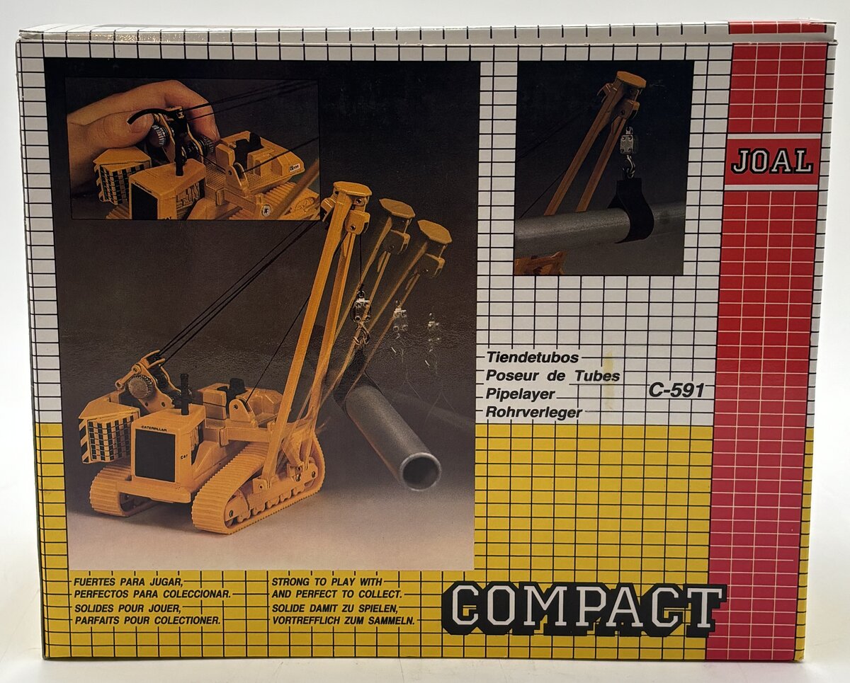 Joal 224 1:50 Scale Caterpillar C-591 Pipe Layer Diecast