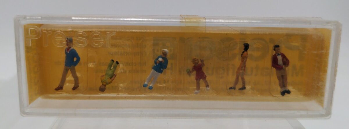 Preiser 23 HO Scale Standing Children Figures (Set of 6)